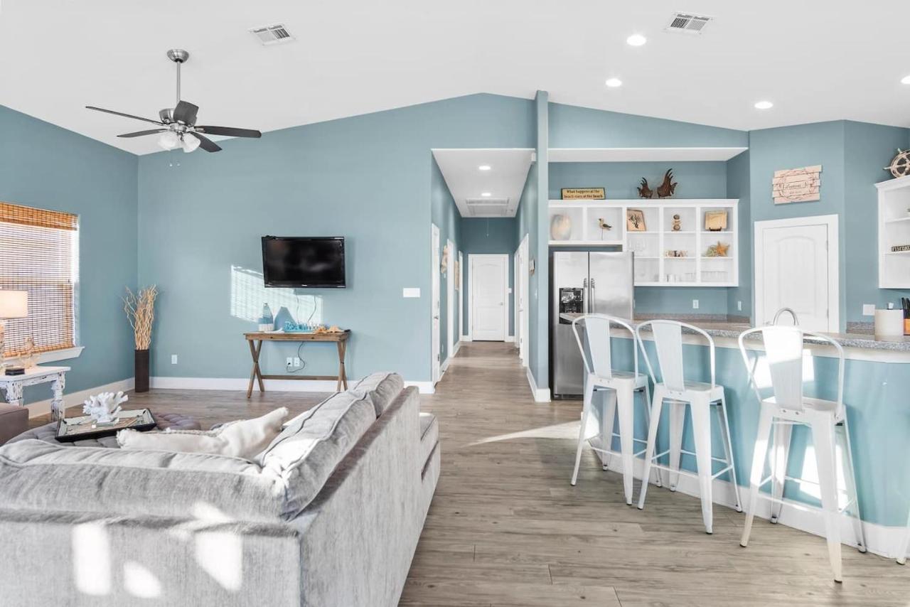 New 5 Bdrm W/Pool, Observation Deck Walk To Beach! Port Aransas Eksteriør billede
